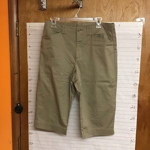 WHITE STAG stretch  women's capris  sz 12  tan